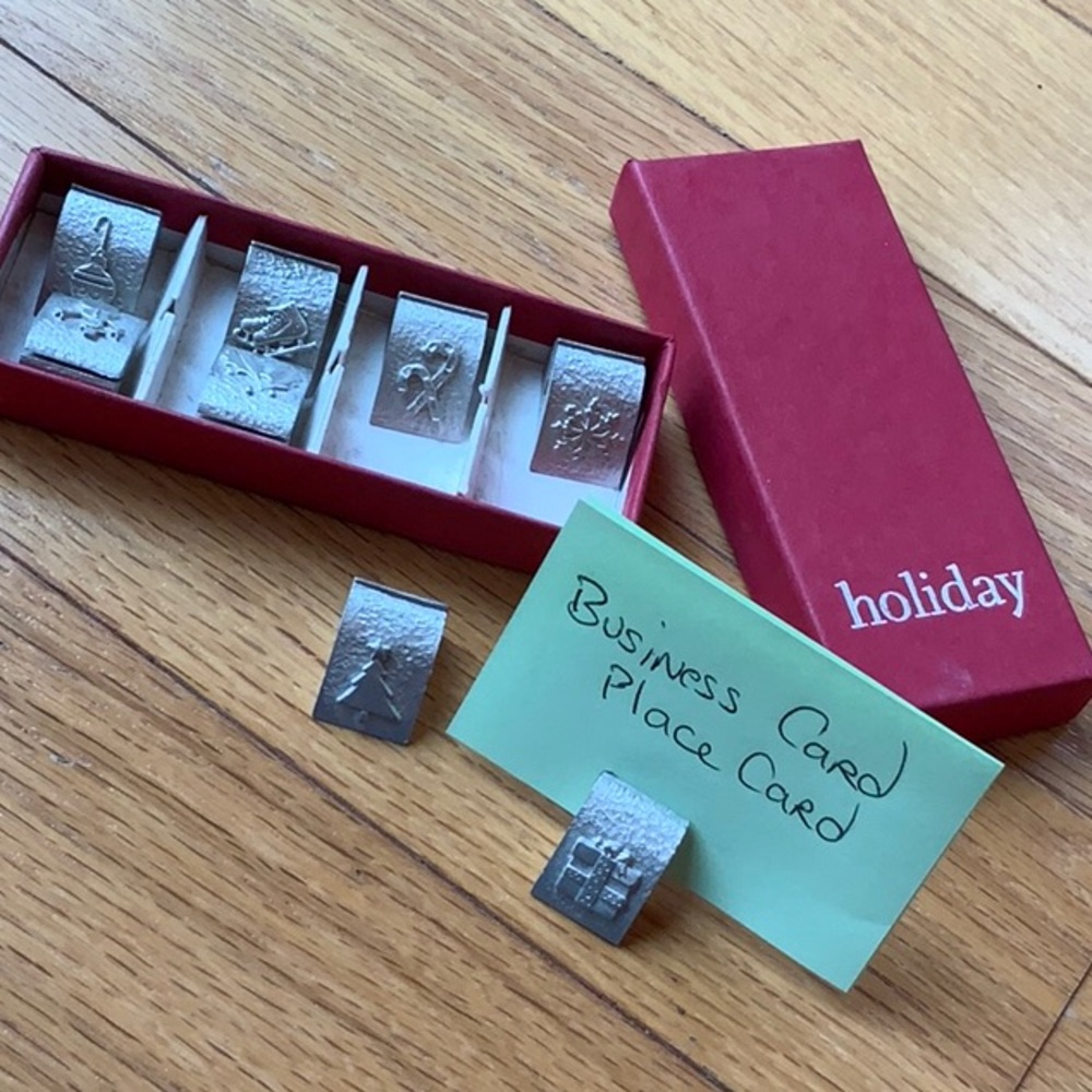 Card Holders - Holiday-themed set
